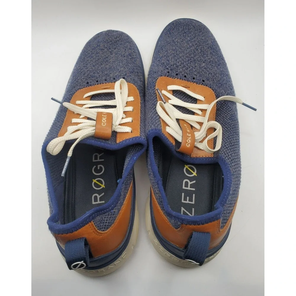 Cole Haan Sneakers Generation ZeroGrand Stitchlite Men's 13 Blue Knit Comfort
